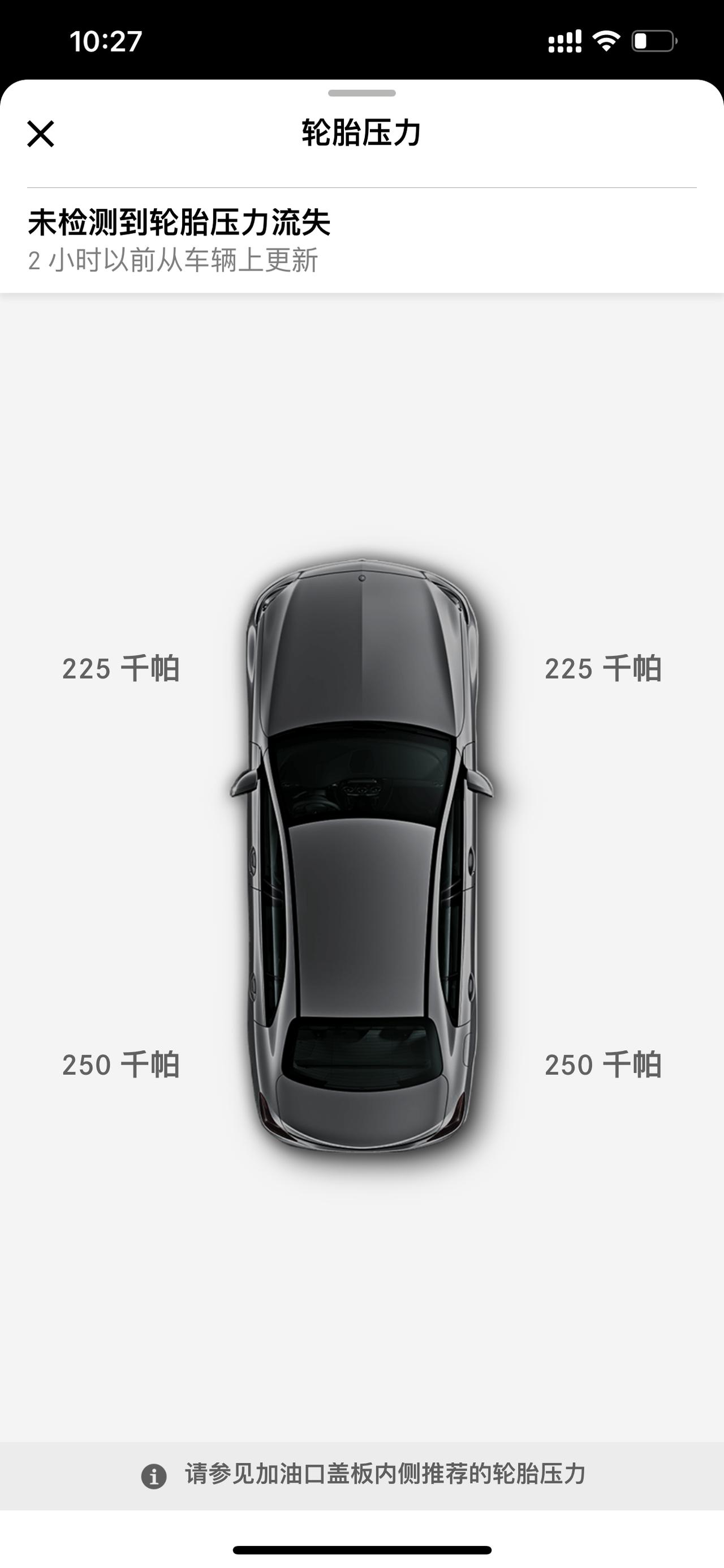 奔驰E级PHEV 大家胎压都是多少合适呢？感觉变肉了