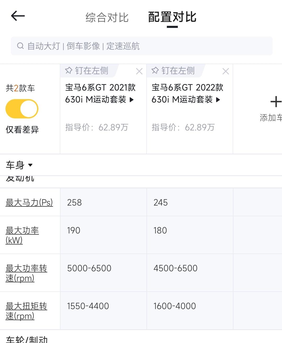 宝马6系GT 最近考虑买6gt朋友的建议优先买现车和在途车，22款发动机和功能都减配了，价格却一分钱没少