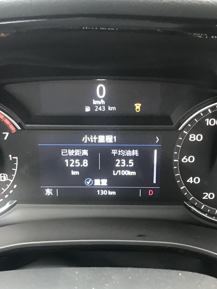 凯迪拉克XT5 2驱豪  平均油耗23，开了100多公里、用了半箱油，什么情况？