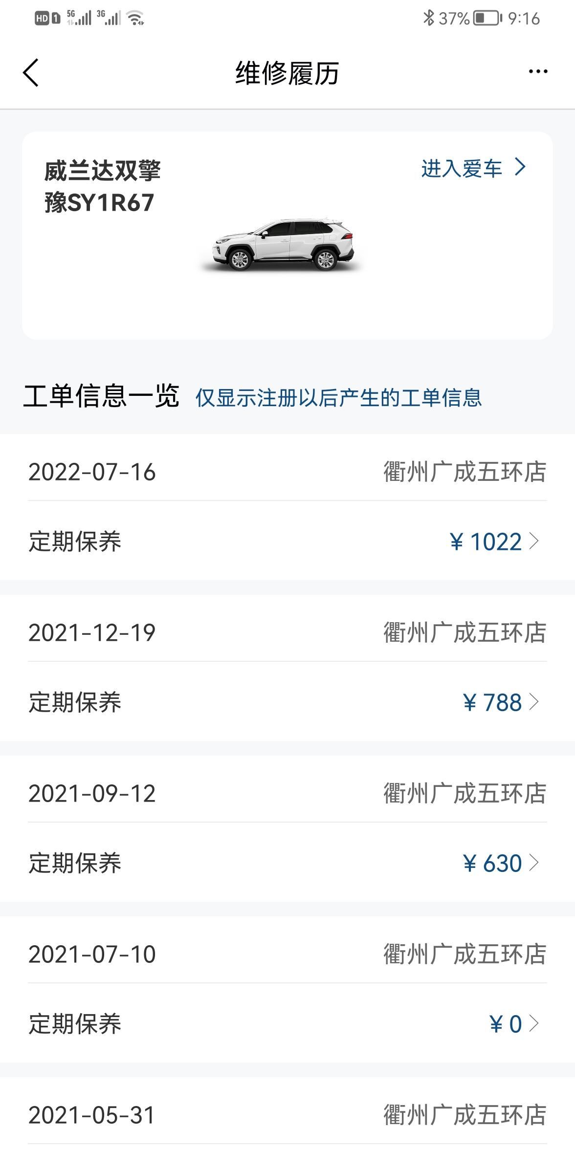 丰田威兰达 你们去4S店保养贵吗，怎么感觉越来越贵了！马上4万5了，跟我说变速箱油都要换了！准备去途虎了.