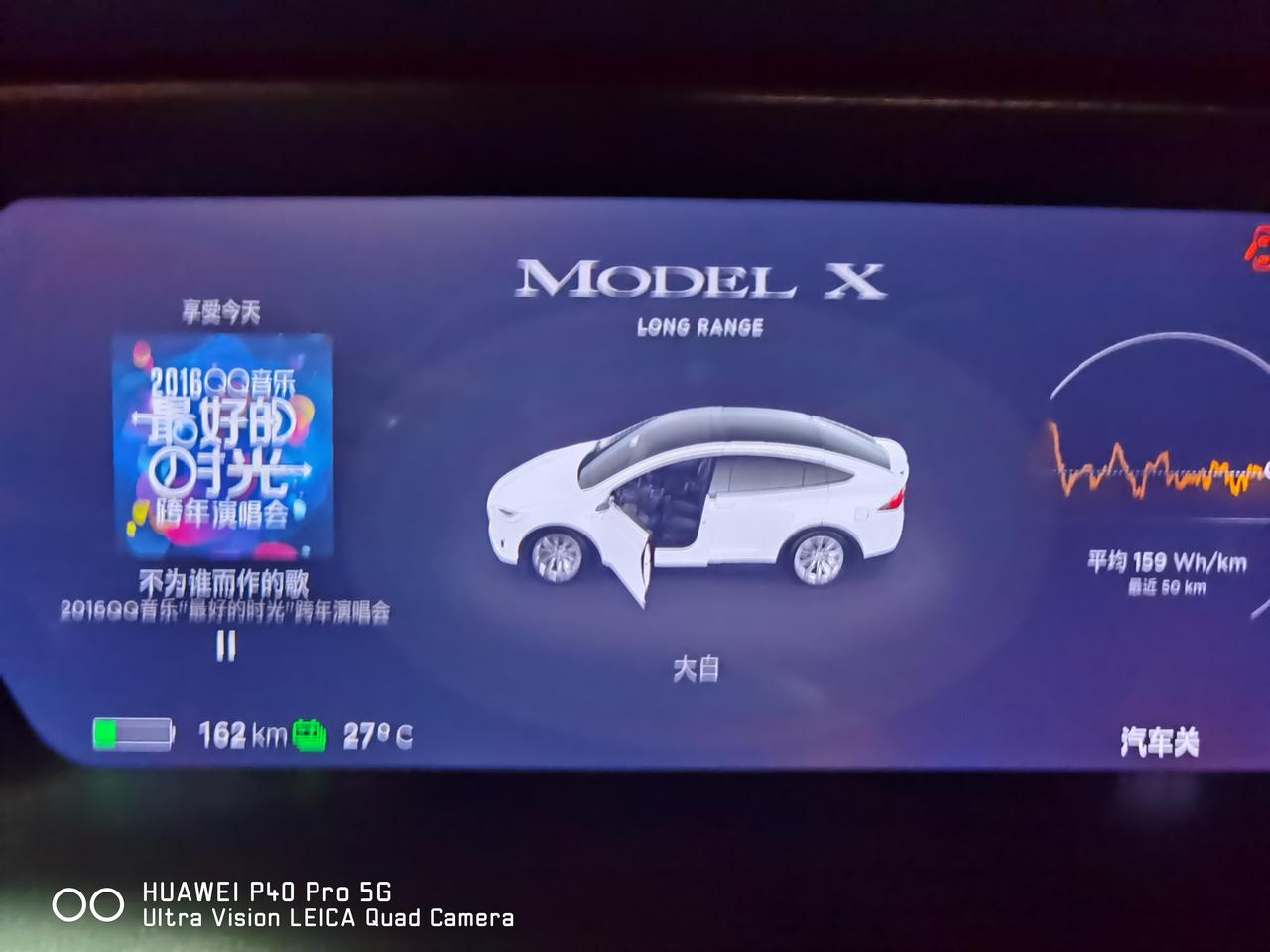 特斯拉Model X 感觉续航和能耗虚标 从广州回 实际开了47公里 显示能耗160Wh/km 然而续航掉了50公里 停