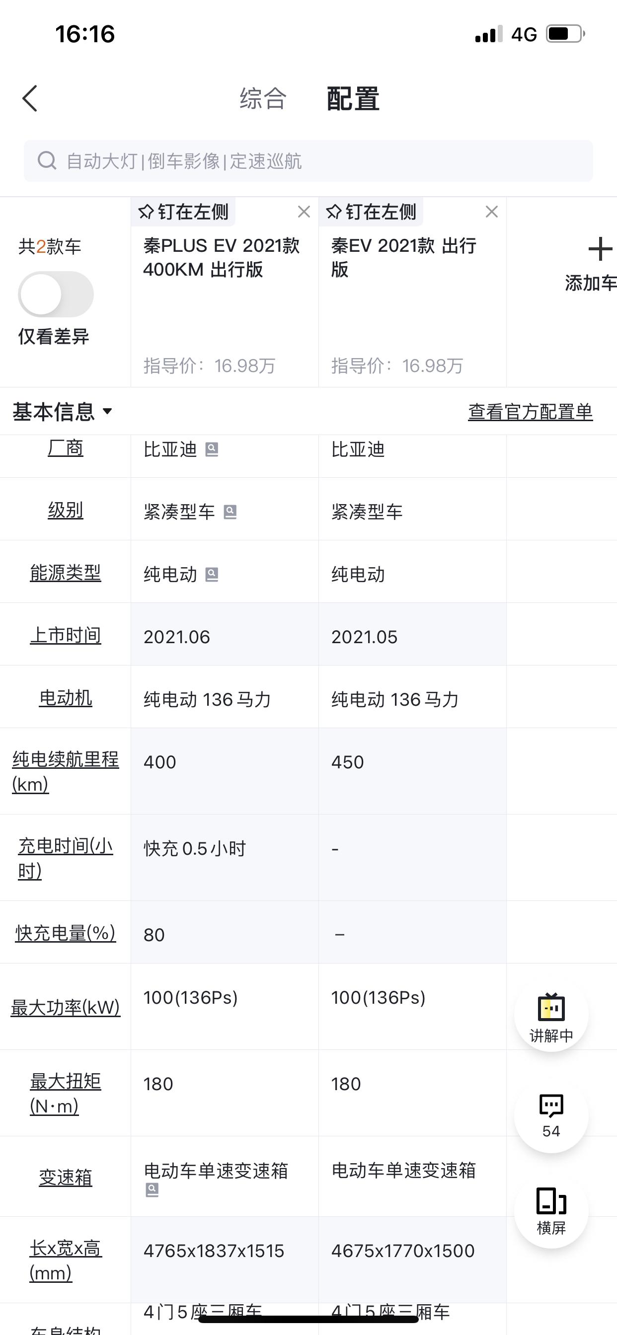 秦EV2021出行版和秦PLUS EV出行版，跑滴滴，到底哪个好？价格都一样，秦EV450续航，秦PLUS EV400续