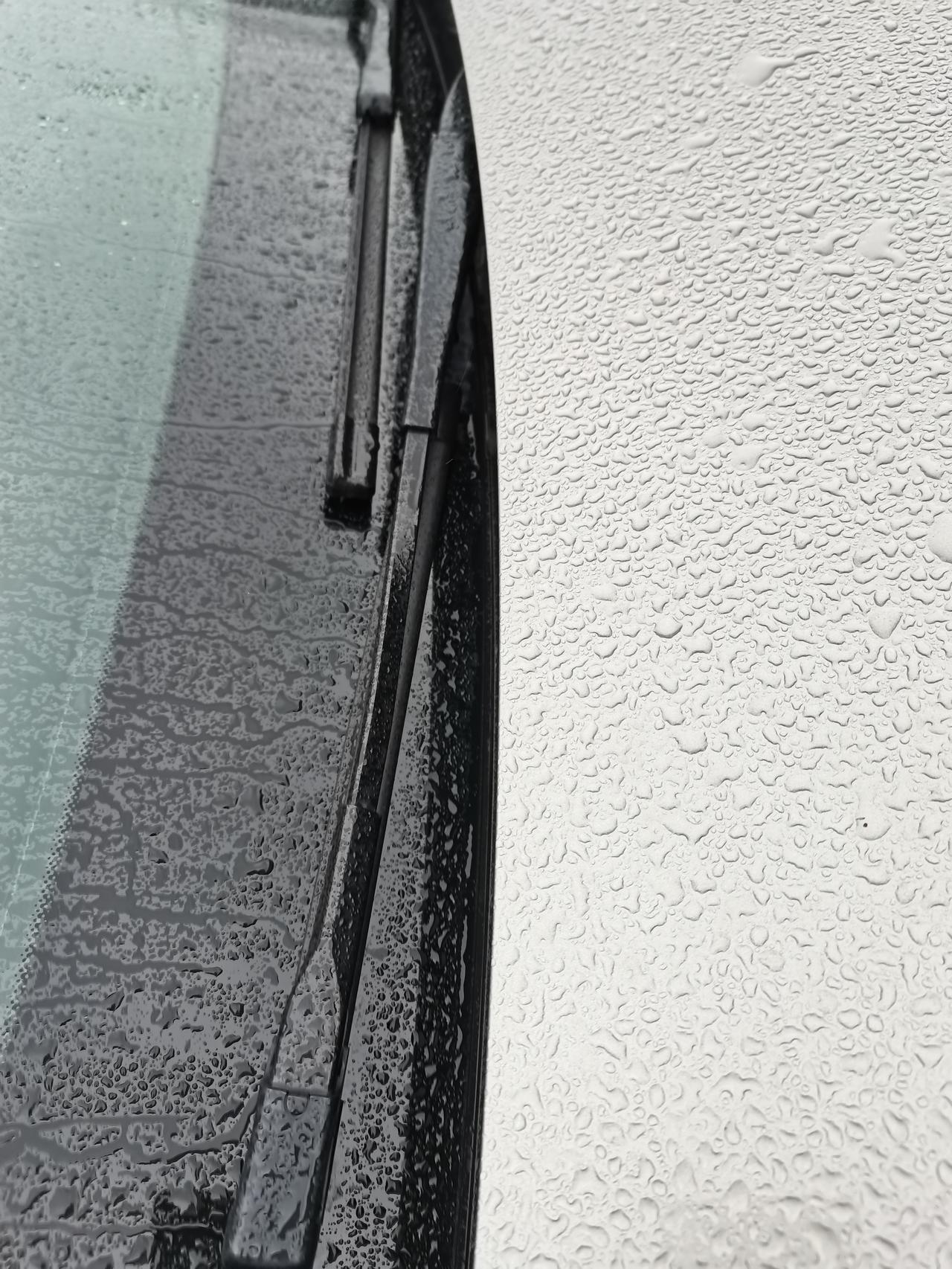 奔驰C级 才发现我的副驾驶前面的雨刮器怎么是拧歪的有点畸形，你们的也是这样么？