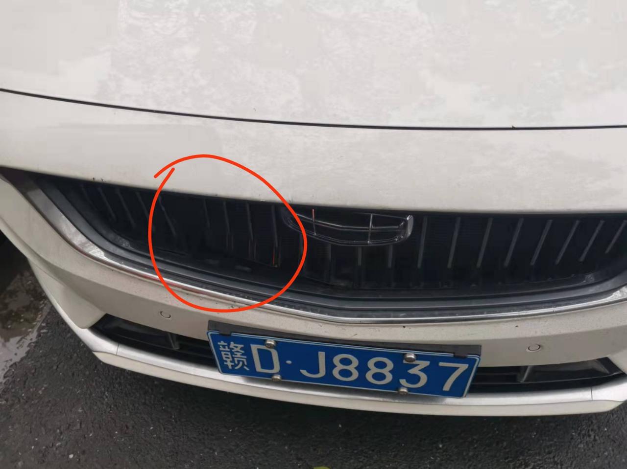 我的第一次，才开半年的新车请问如下图吉利星瑞进气格栅更换多少钱