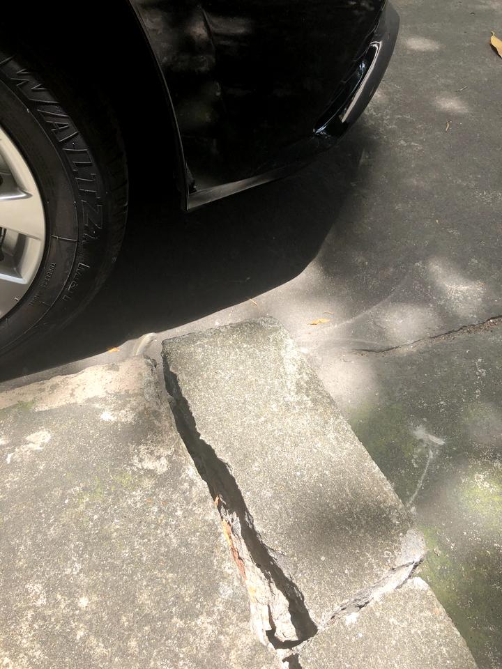 日产轩逸 老司机一名，今天就啪啪打脸，侧方停车，后轮过去了，前轮没回正，结果碰了路边高起的地台，还给撞出来一块。右边翼子