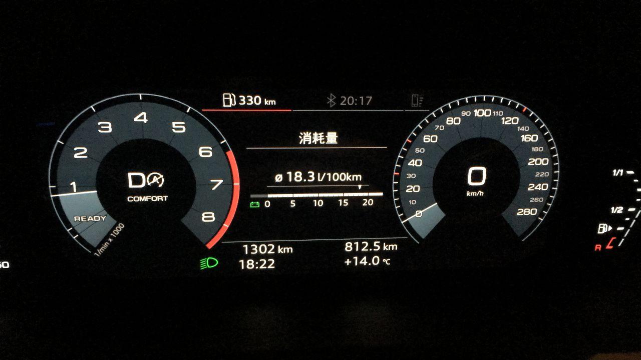 奥迪Q3 21款40q3 1200公里最近油耗突然翻了个倍 自动启停也用不了了 有人碰到过吗