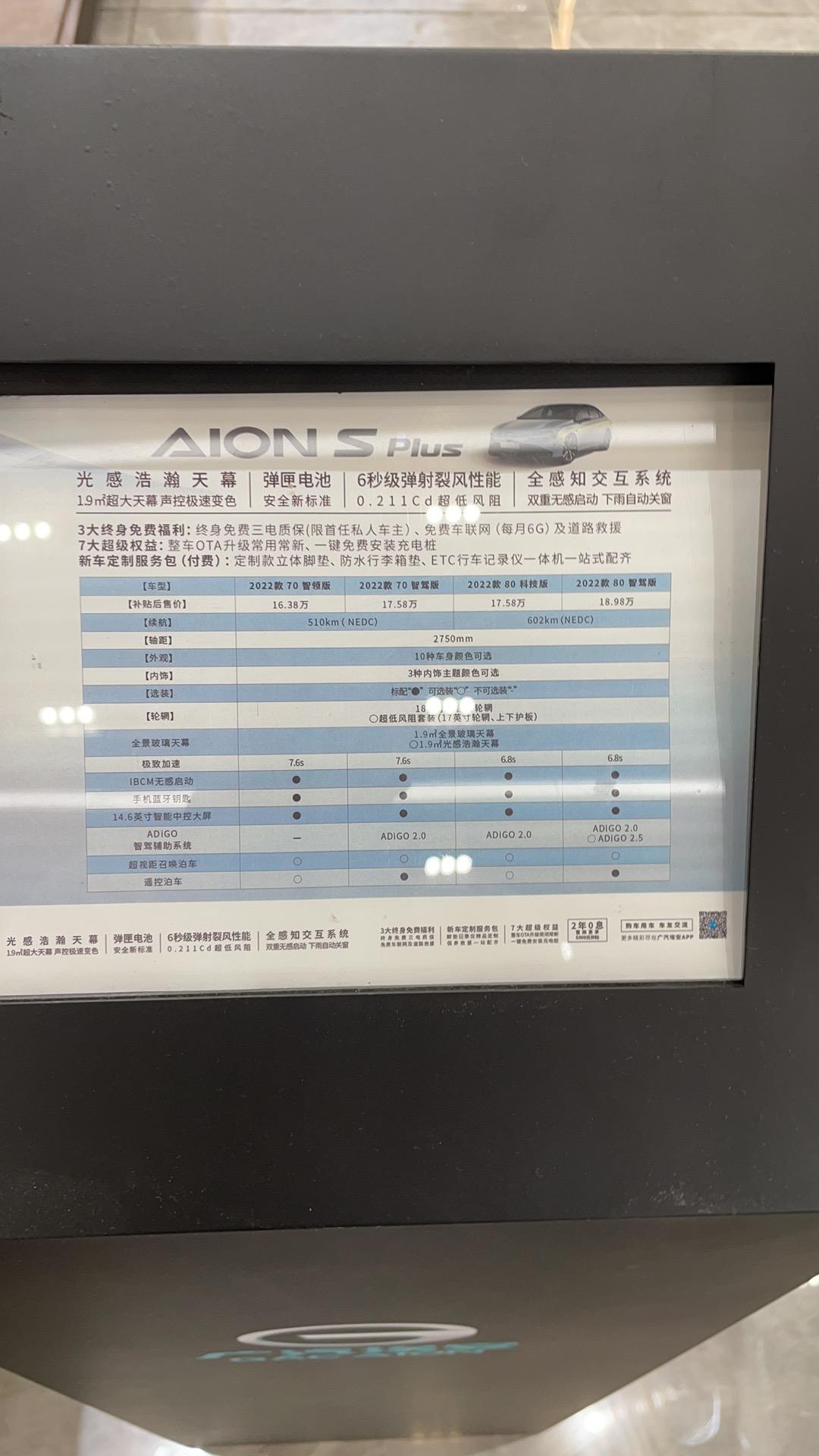 埃安AION S 非营运 自己用车 每天开50公里左右上下班，各位大大对比埃安Splus和零跑C11能不能给个推荐 最近