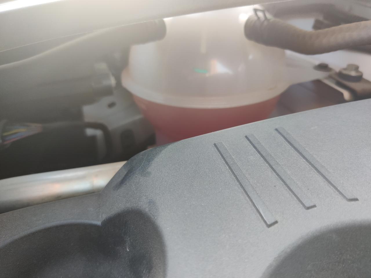 车友们，你们有提示过请检查冷却液位吗？已经到最低位置了，八九个月的车，正常吗？瑞虎8自豪