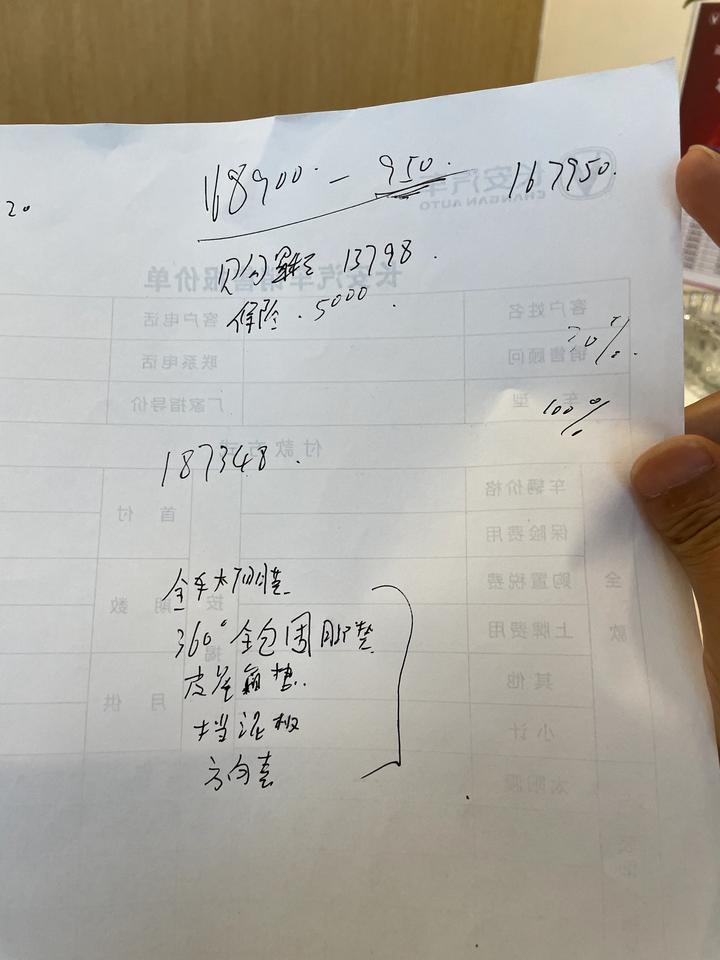 长安UNI-K 各位车友 这个月底提车 下来一共是186300贵了嘛 选的黑外黑内