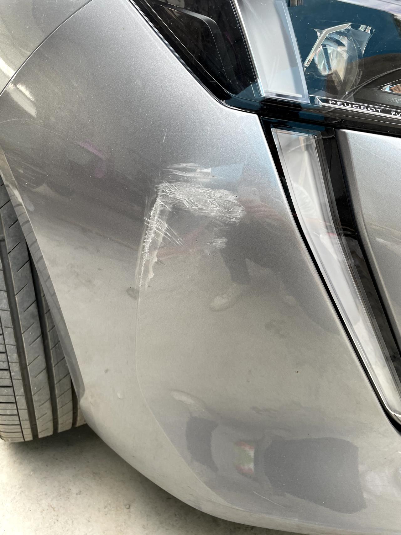 标致508L 各位车友这几个地方修一下要多少大洋？新手新车一血二血！