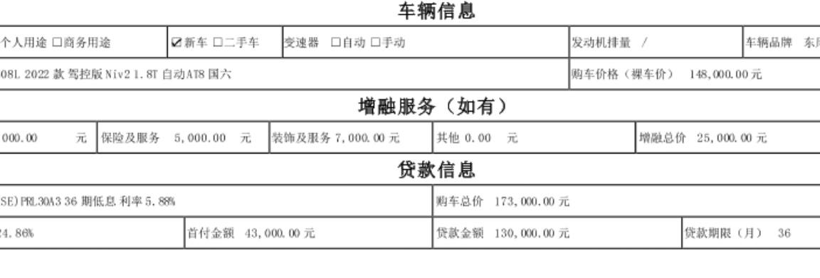 标致508L 前两天购买了508架控版，落地18.5贷款13万，首付了5万5然后今天看到贷款信息感觉被套路了一样，有懂的
