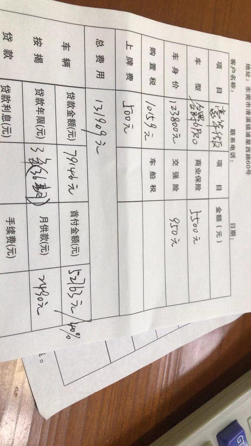 名爵6 131909是所有的费用，包含保险，购置税，上牌费用  裸车是123800减去9000的优惠费用  贷款7914