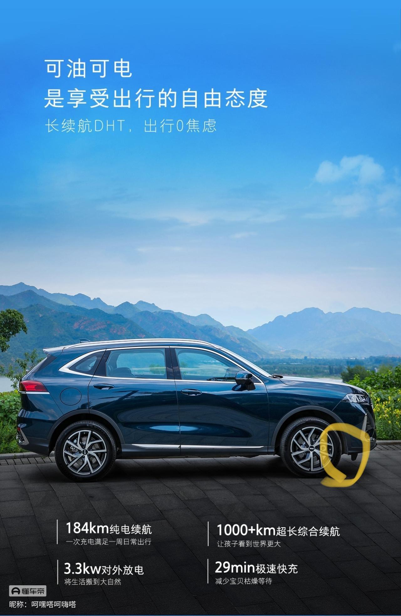 魏牌拿铁DHT-PHEV 黄圈里面是啥