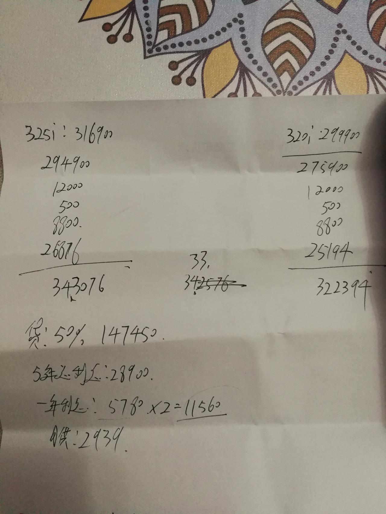 宝马3系 标轴325运动全款落地34.3w，贵不贵？求大神们指教一下！