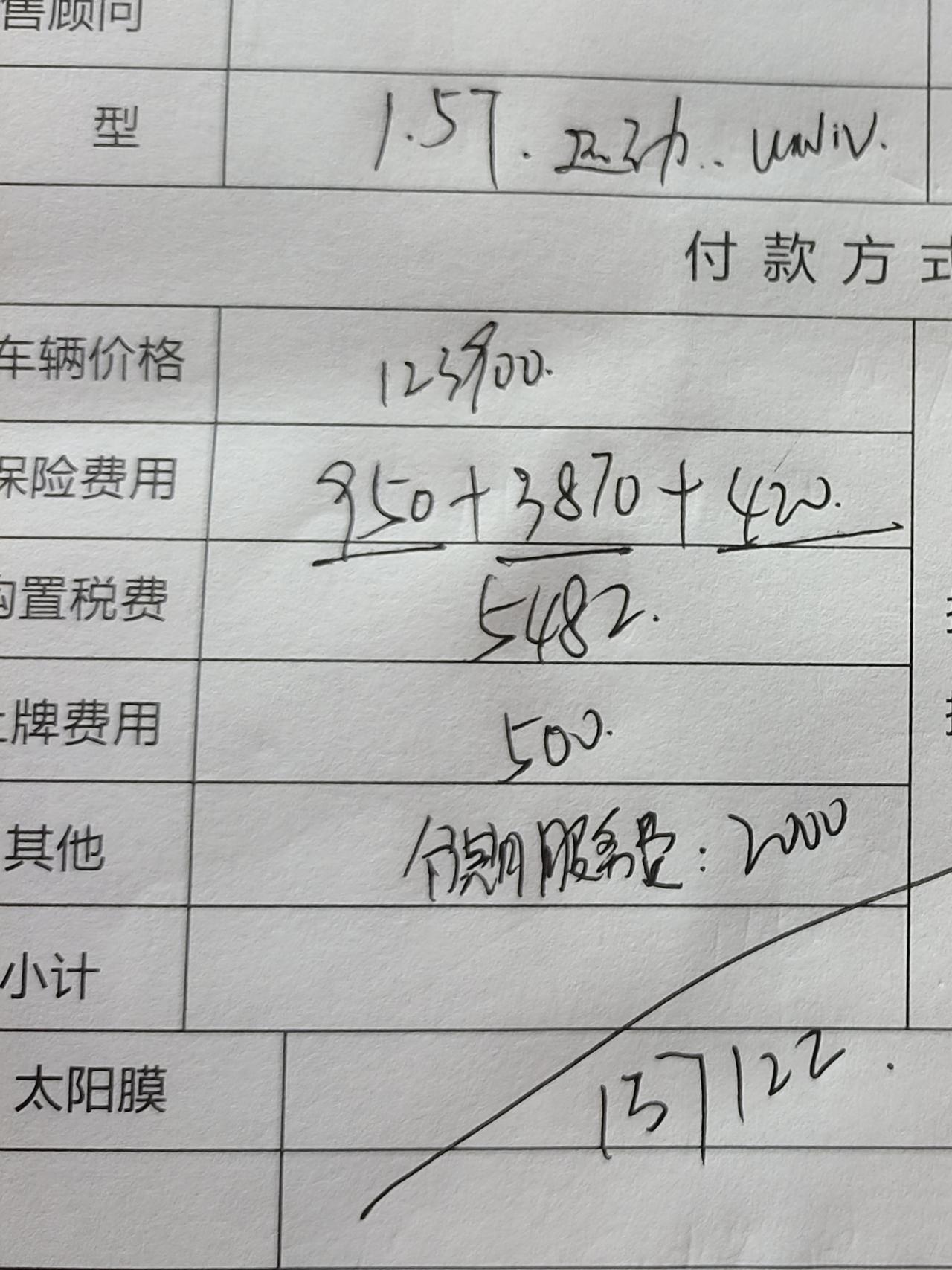 长安UNI-V 兄弟们这个价合理吗？坐标东莞，首付十万，24期免息，金融手续费2000可以免，也就是13.5落地，她说还