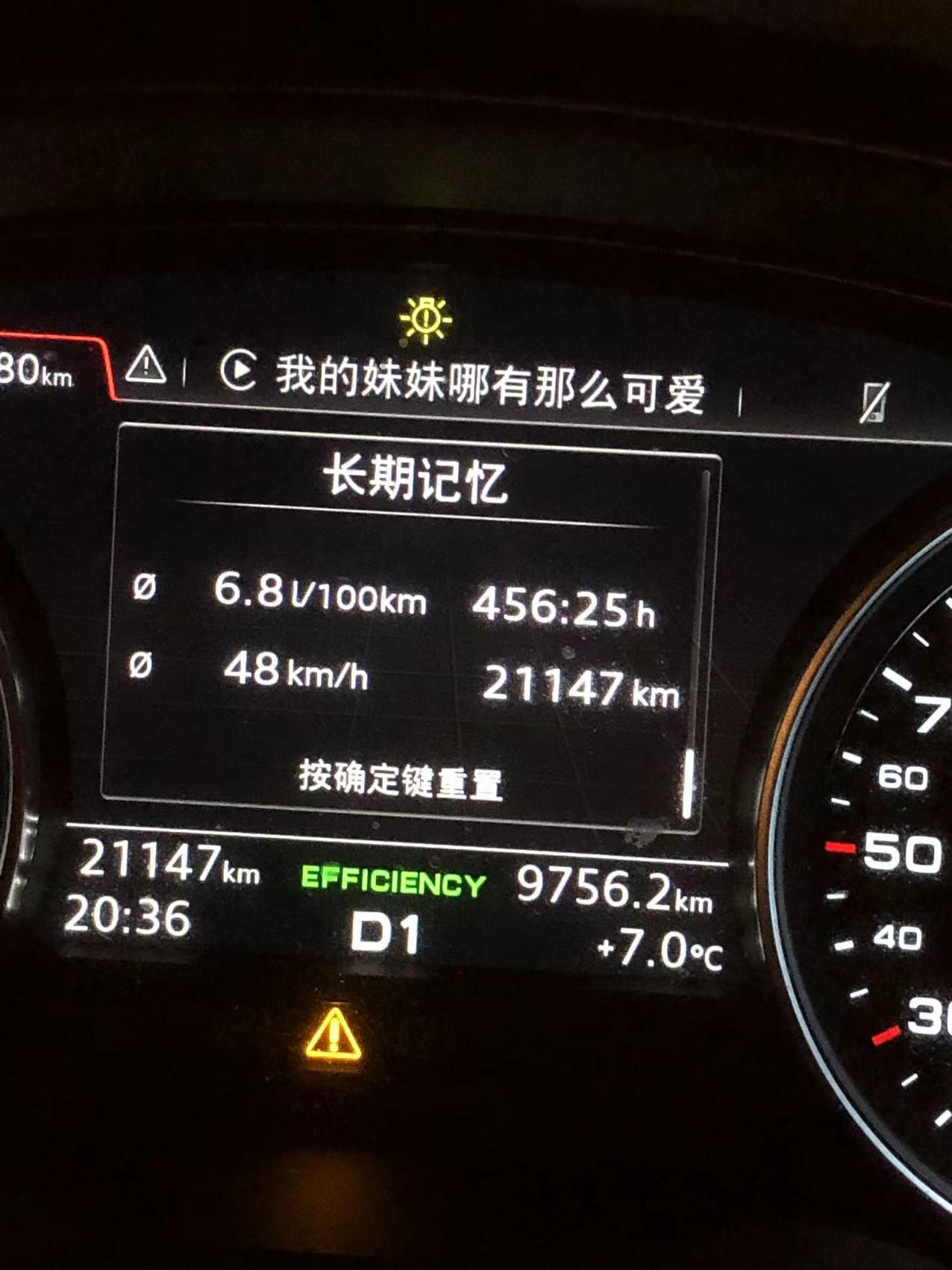 奥迪A4L 请问一下，这个故障灯是什么问题呀？