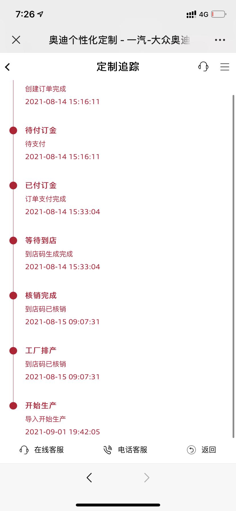 奥迪A4L 8.14定的a4  40时尚动感  30.8落地  走分期利息3.58  问销售这个月底能拿到不  销售都不