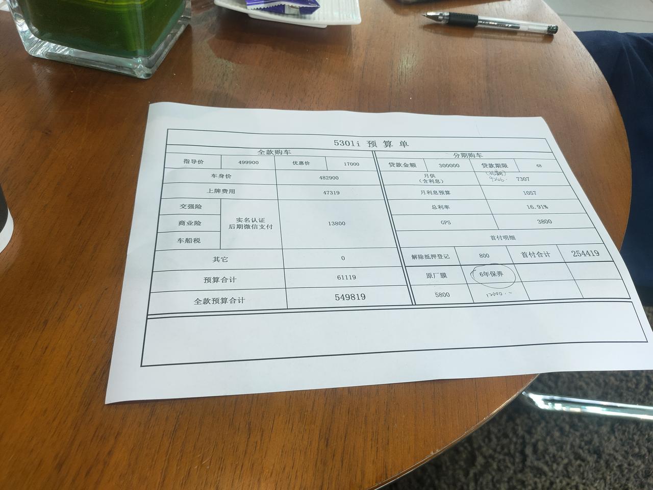宝马5系 5系m尊享版54万高了吗？送6年保养