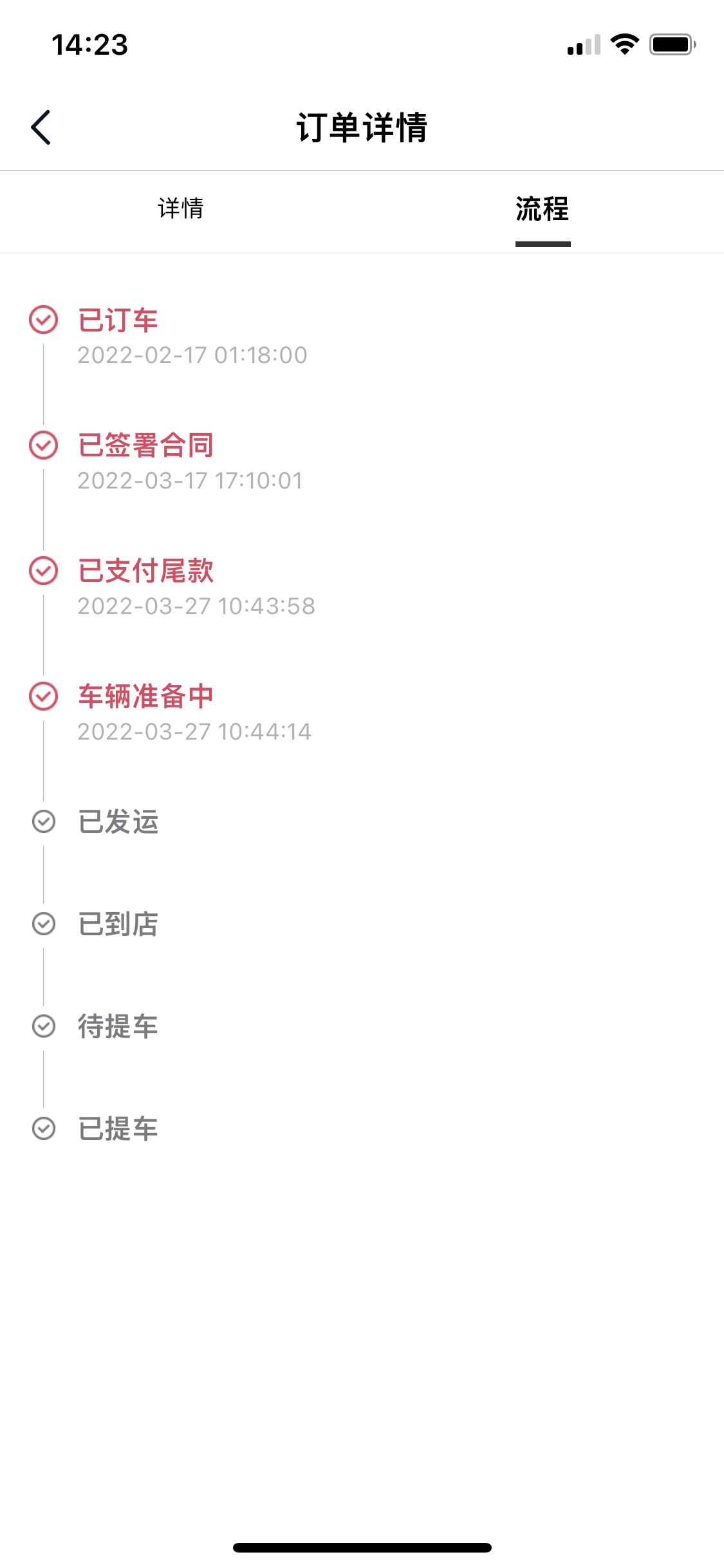 长安UNI-V 3月17号签的合同，26号匹配到，27号付的尾款，为什么生产中显示3月7号？3月7号我都还没去4s店。