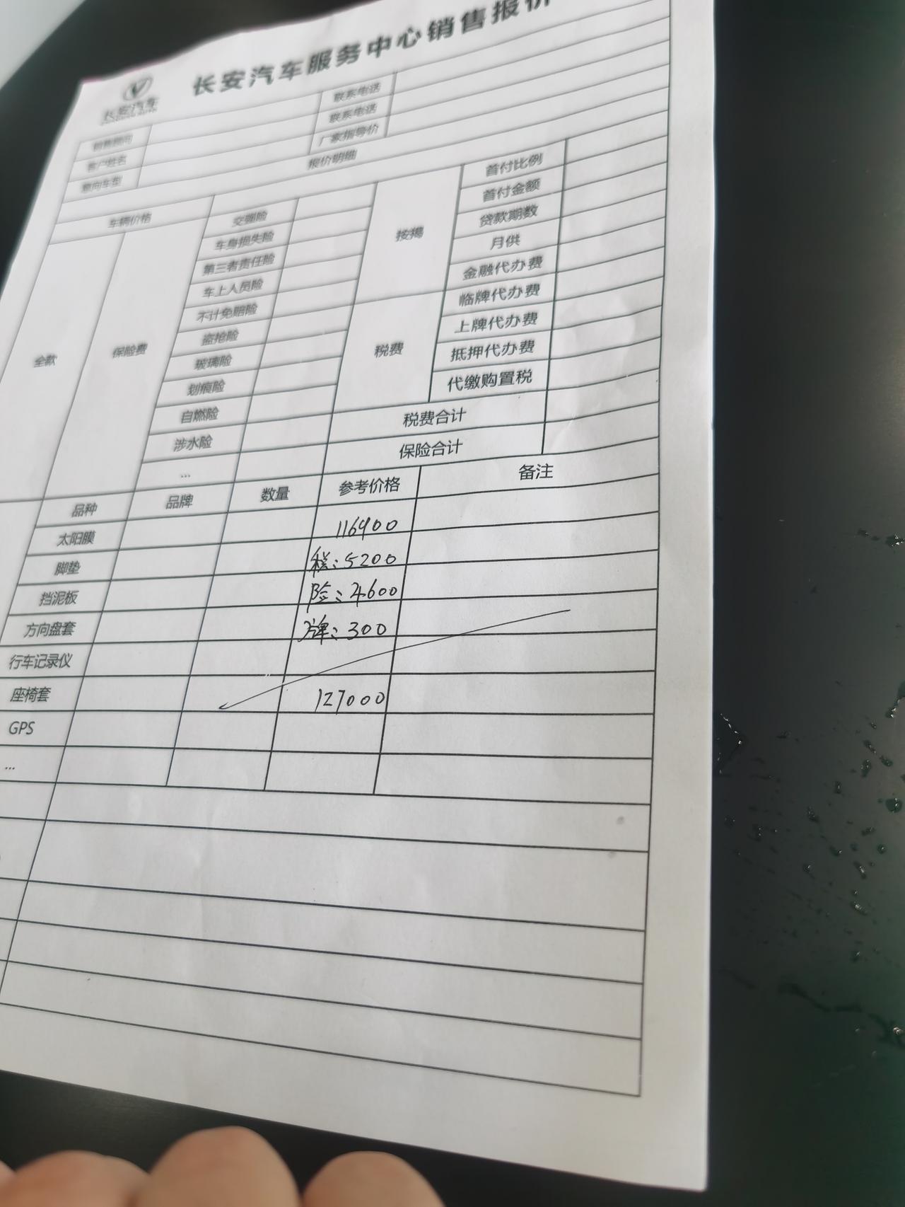 长安UNI-V 这个是尊贵版的报价12.7，运动版加7000，分期最高6万免息，手续费3000，想定个运动版的，兄弟姐妹