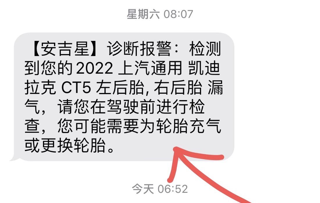凯迪拉克CT5 冷车胎压如图，开起来能跑到200+新车开了一个月。请问这样的胎压正常嘛？要不要去打气？