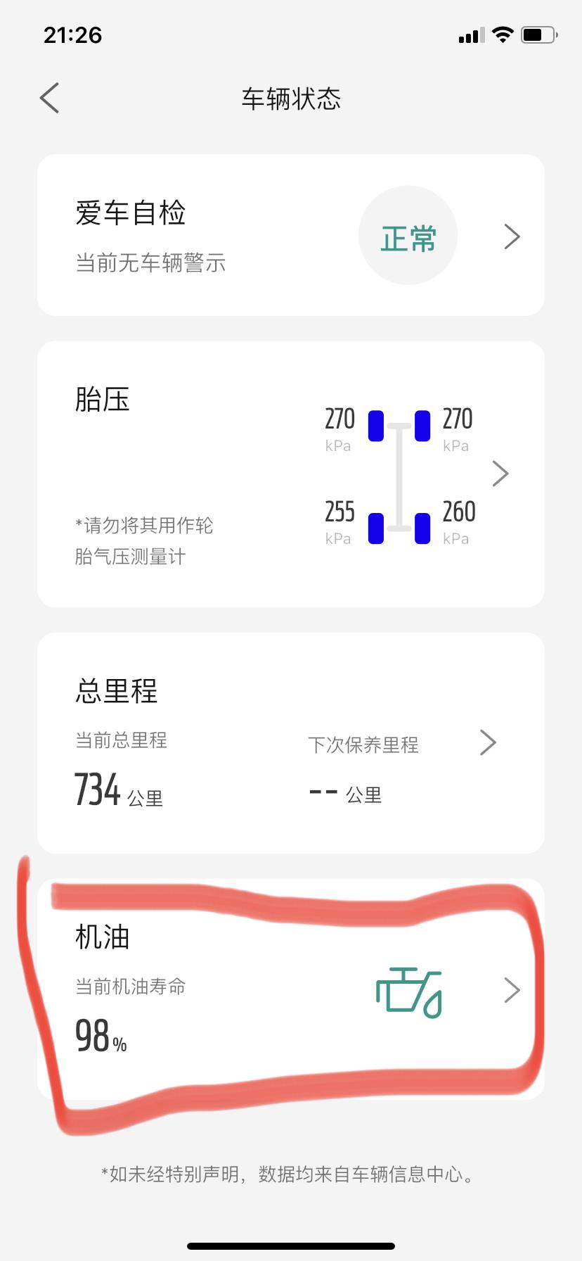 车友们，22款福克斯，新车跑了不到一千公里，机油寿命已经98%了，正常吗