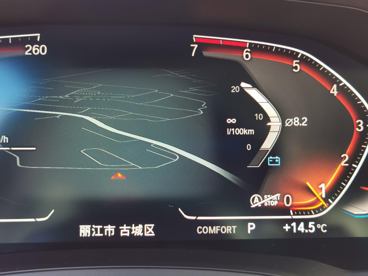 宝马3系 车辆发动不行驶时候油耗显示最大是什么原因。