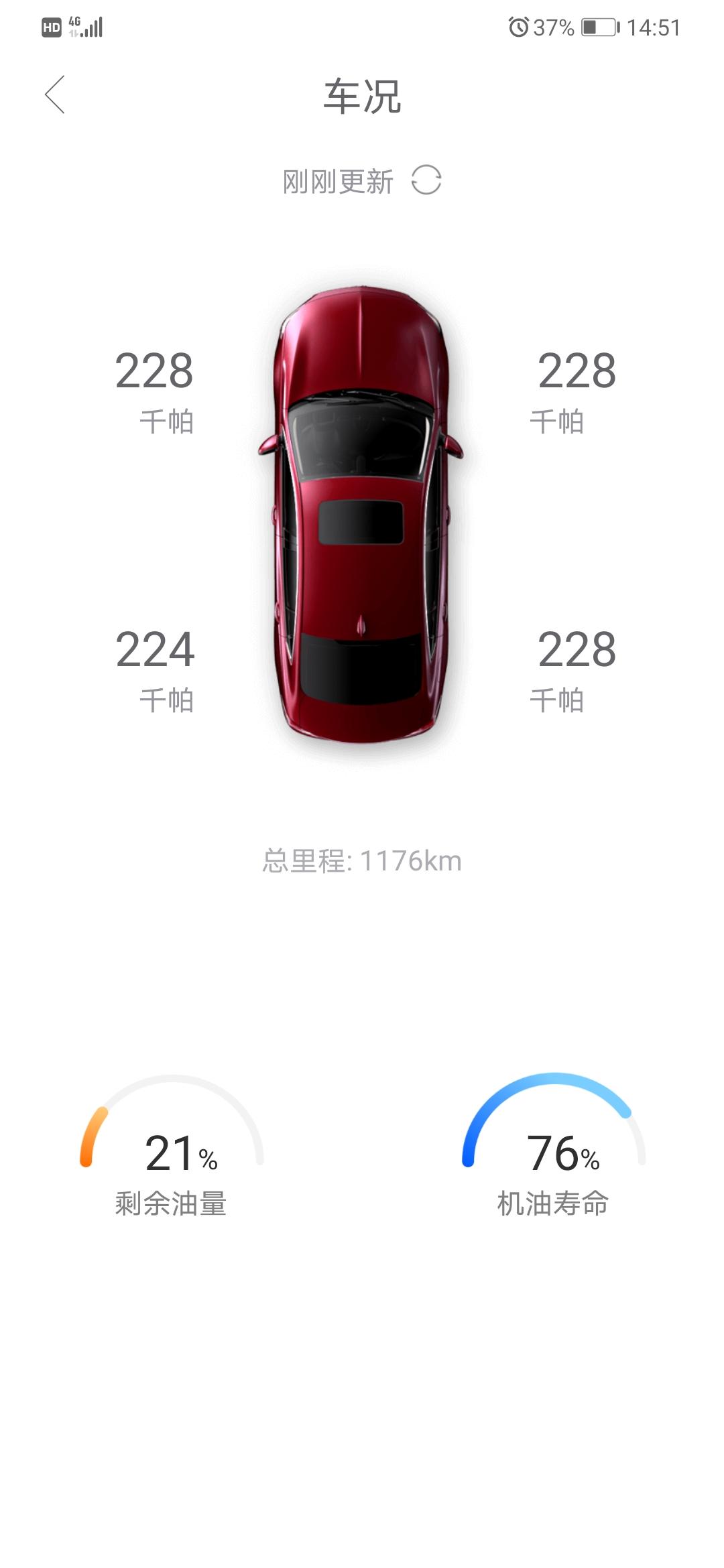 别克君威 请教一下，就现在二十几度的气温，这个冷车胎压到了冬季需要打气升高点吗？谢谢！
