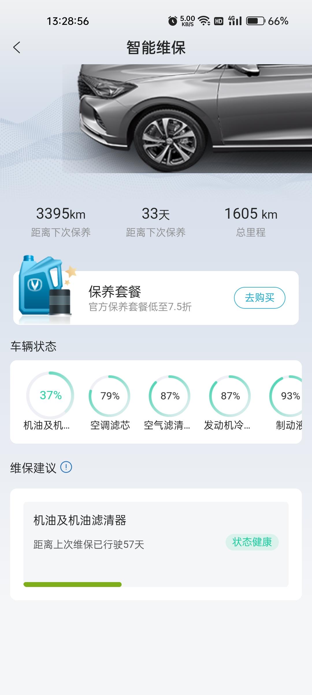 长安逸动 两个月，这个机油及机油滤清器消耗程度正常吗？