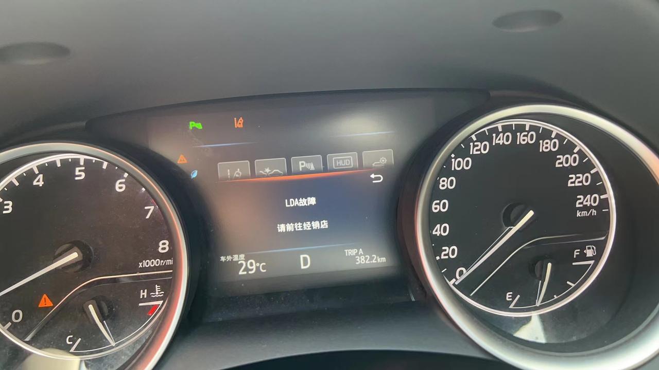 18款凯美瑞lda故障、碰撞预测系统故障，车内报警一直在响，怎么解决？