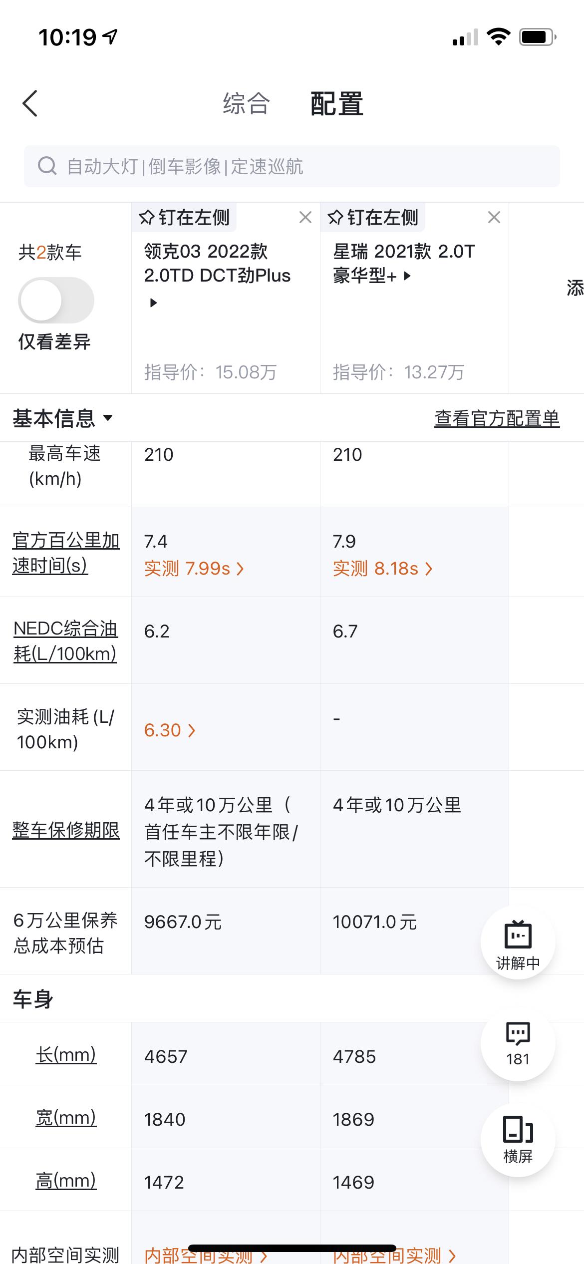 吉利星瑞 各位老板，大佬。请问选吉利星锐还是领克03感觉两个配置差不多。手里资金足够，但是疫情严重，手里还是想多留点钱。
