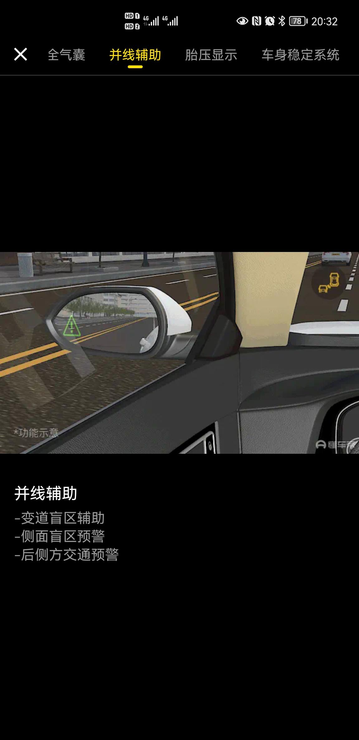 凯迪拉克XT4 锁完车后这个灯亮了啥意思？并线辅助在哪里开启，路上的时候注意看了一下没有亮过