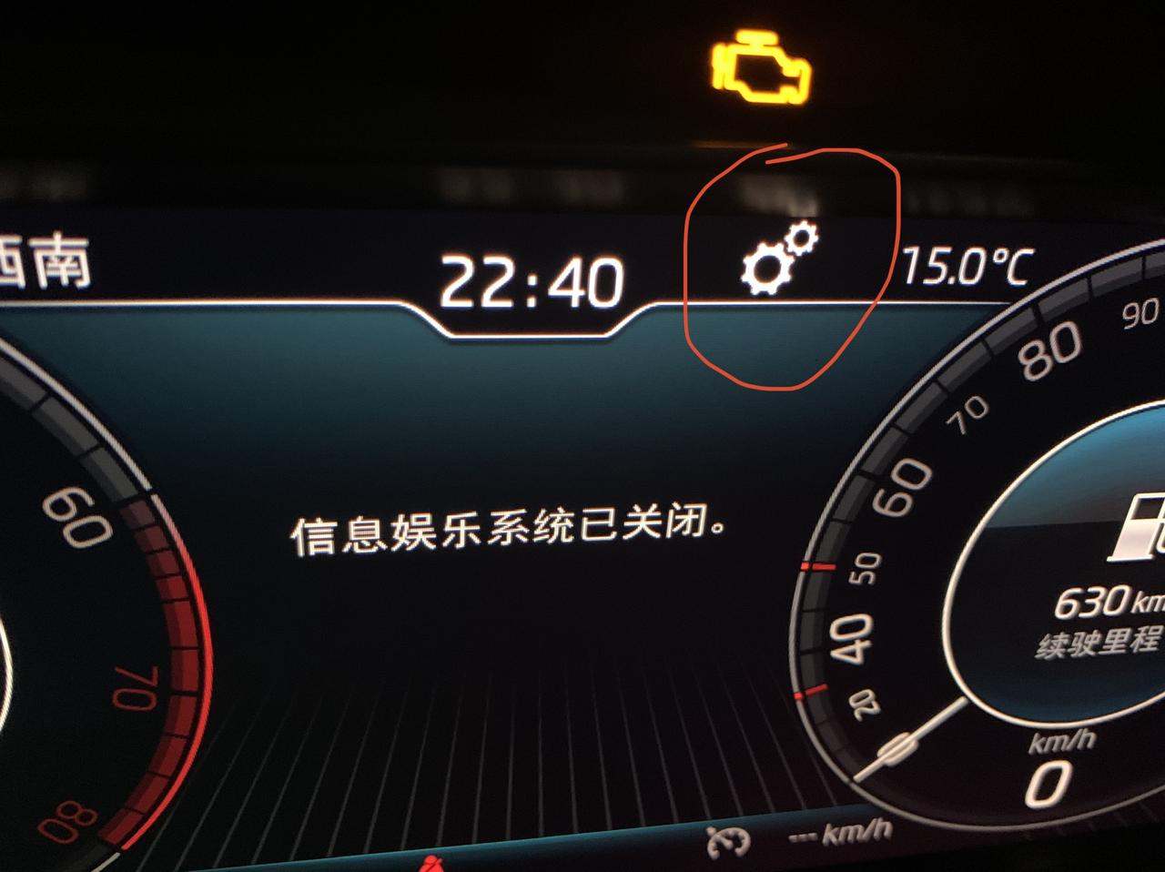 求各位：柯迪亚克GT 显示这两圈什么意思？？？