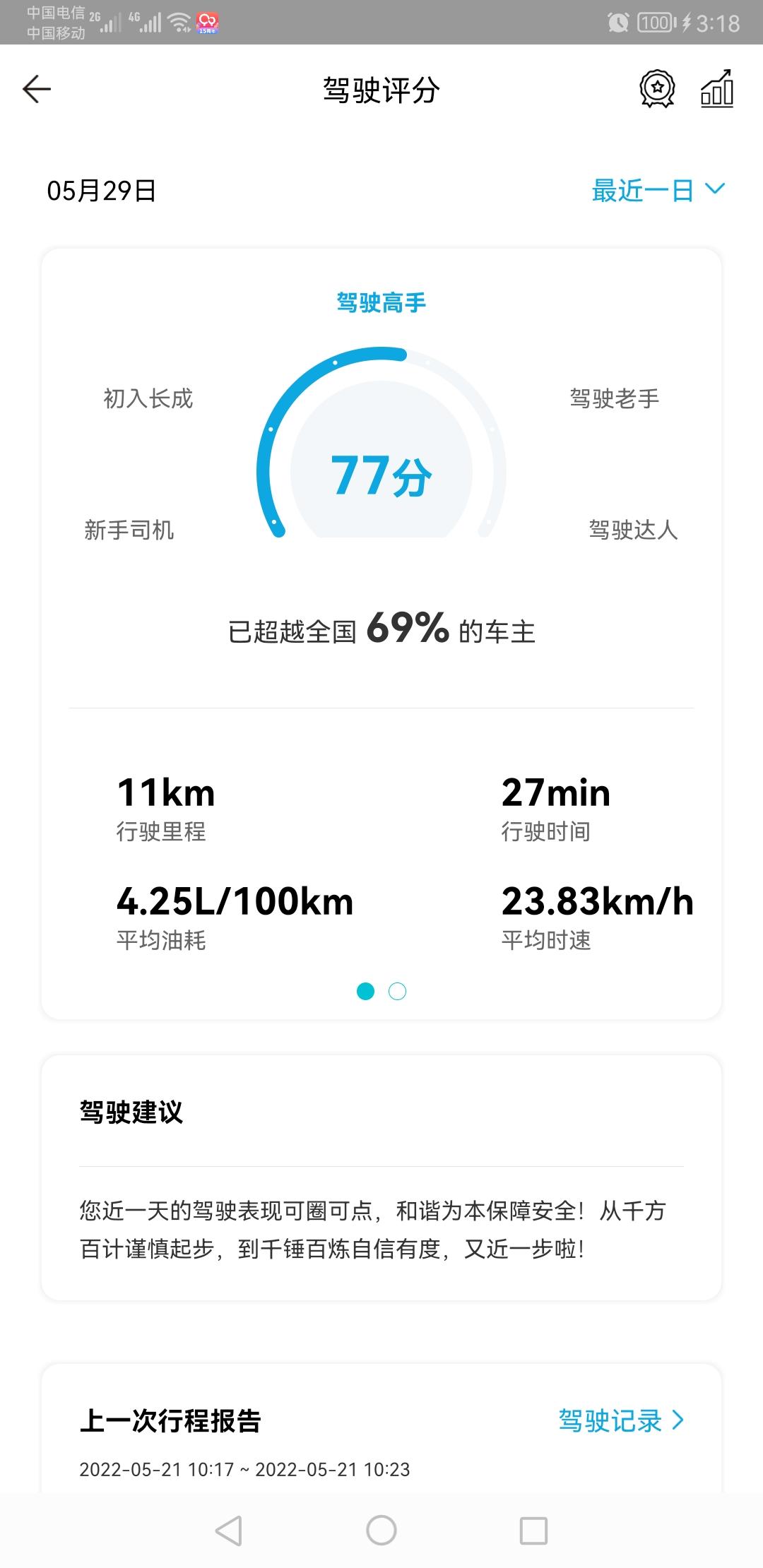 丰田RAV4荣放双擎E+ 最近丰田APP驾驶记录和驾驶评分都不显示了，有没有老哥是一样的情况？欢迎留言。