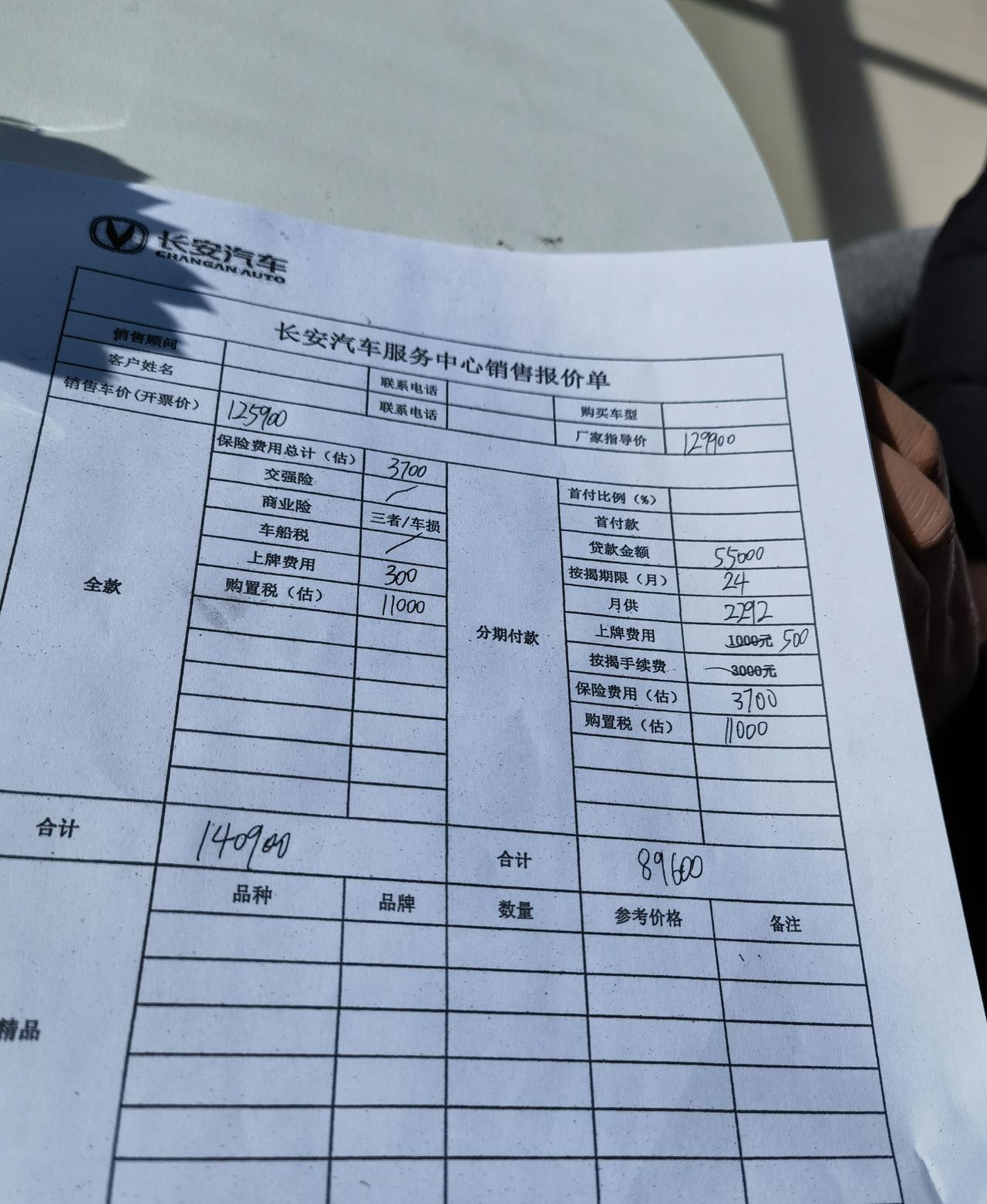 长安CS75 PLUS 这个价还能少吗，今天问的裸车优惠四千   分期手续费可以免  上牌费守一半
