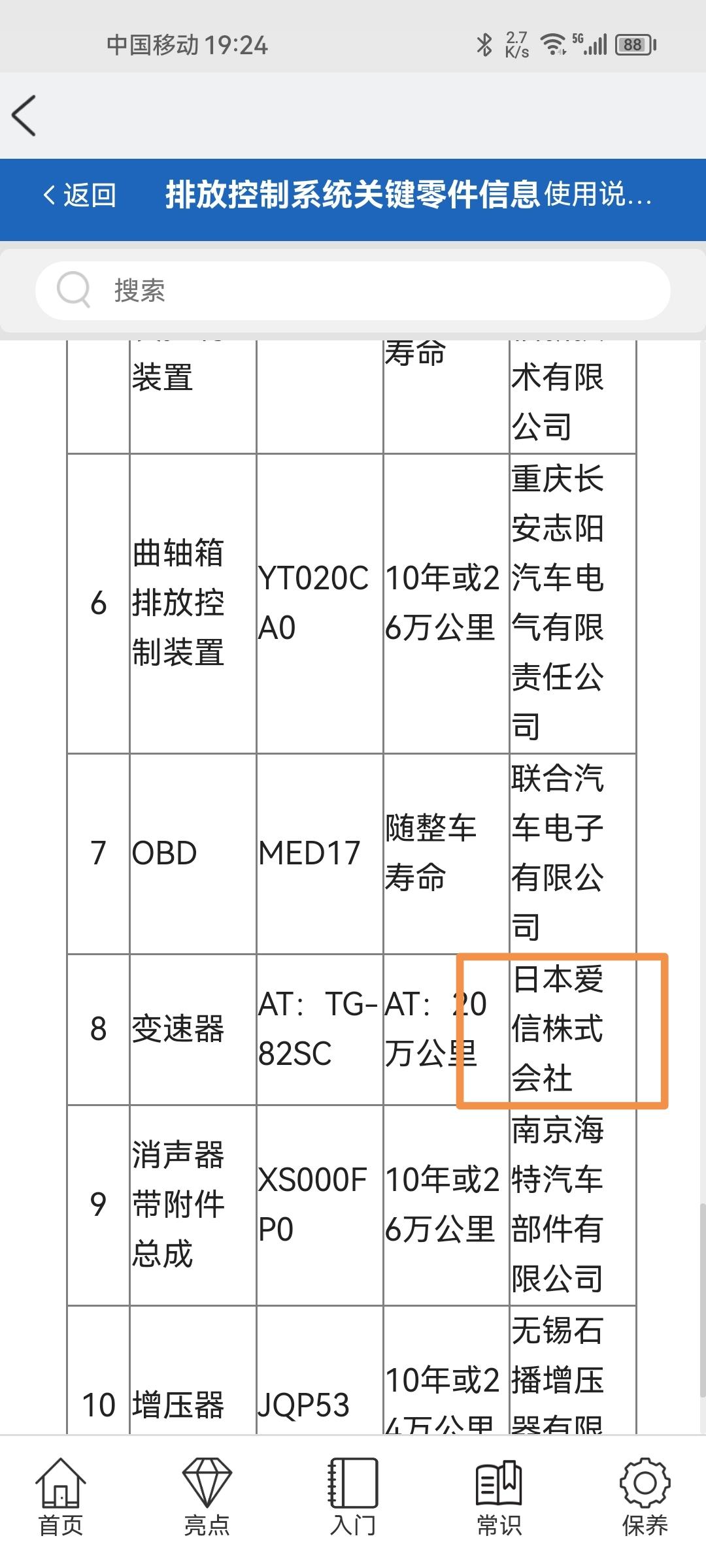 长安CS75 PLUS 2代cs75plus的爱信8at变速箱全系都是河北唐山生产的，而其他75plus的爱信变速箱都是
