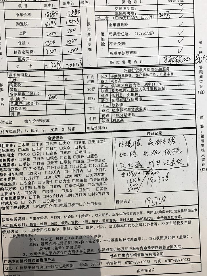 本田雅阁 精英，这个价格可以入手吗？最后再优惠1000，落地201000