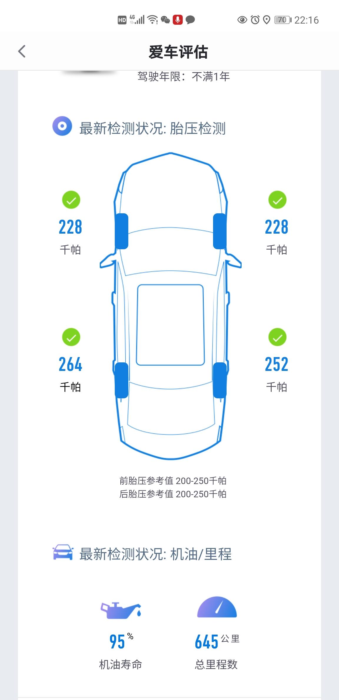 凯迪拉克CT5 新车一个月，后胎胎压一直高，开一段时间就上了280，有什么隐患吗？求教各位老司机