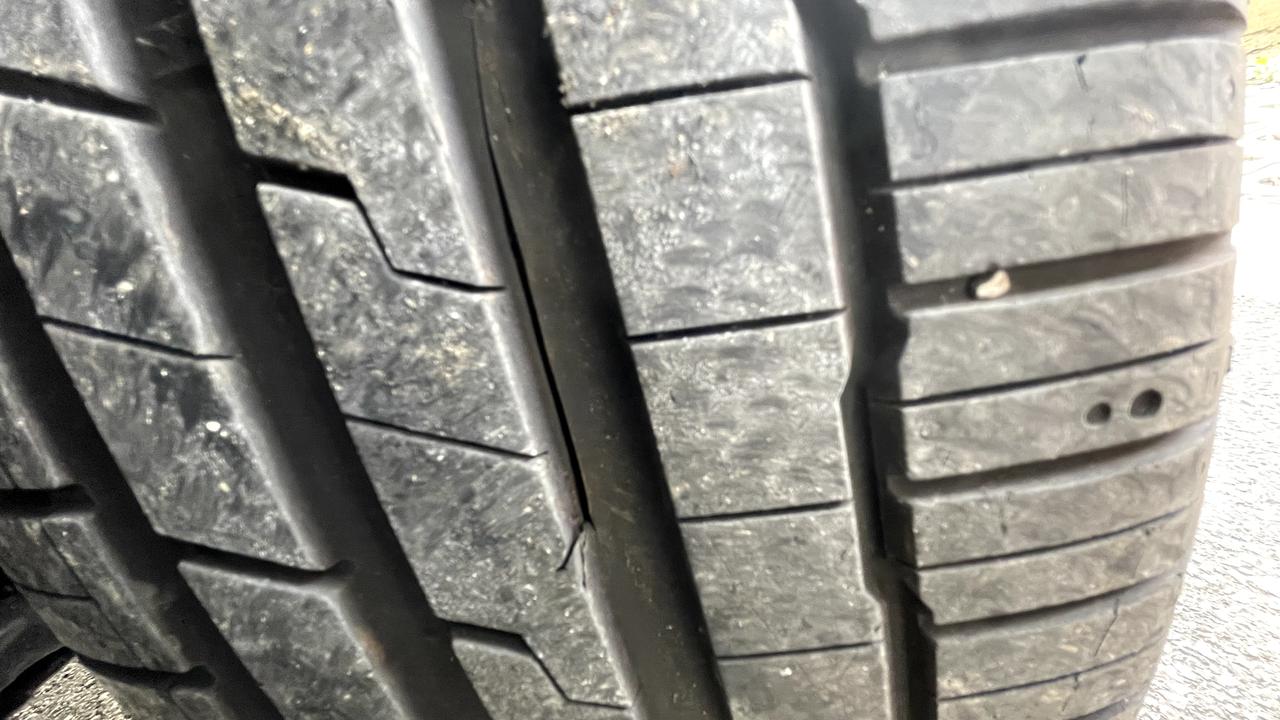哈弗H6 大家帮我看看这个胎可以跑高速吗？