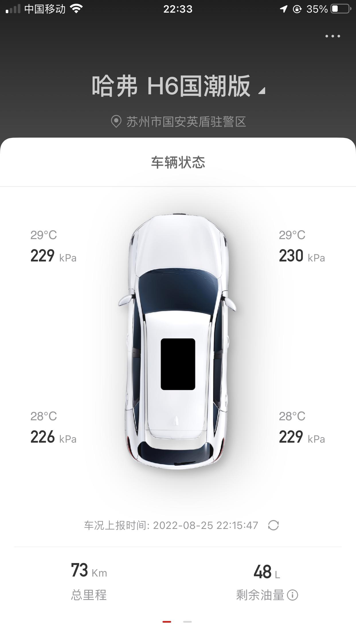 哈弗H6 兄弟们  这胎压是不是低了  你们都是多少
