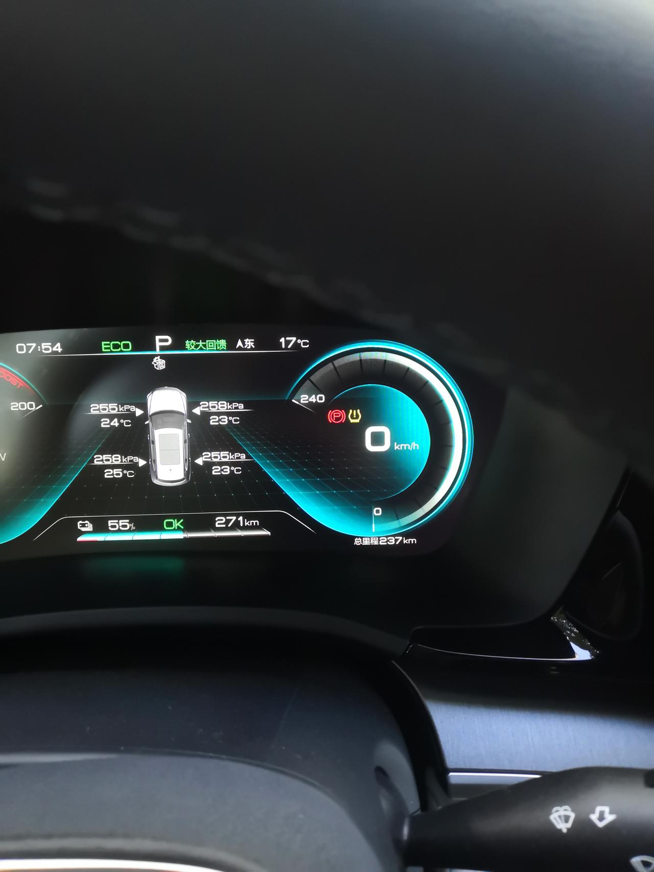 比亚迪宋PLUS EV 有没有跟我一样提车一个礼拜胎压报警的还有车辆信息怎么看为什么我的点不了呢