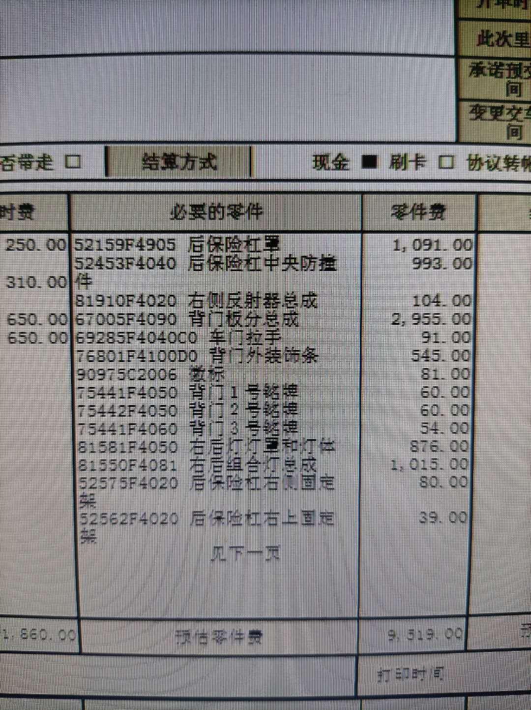 丰田奕泽IZOA 国庆高速上堵车的时候，被货车空档滑行轻轻碰了一下，感觉也不是很严重。但是修起来也不便宜啊。（对面追尾全