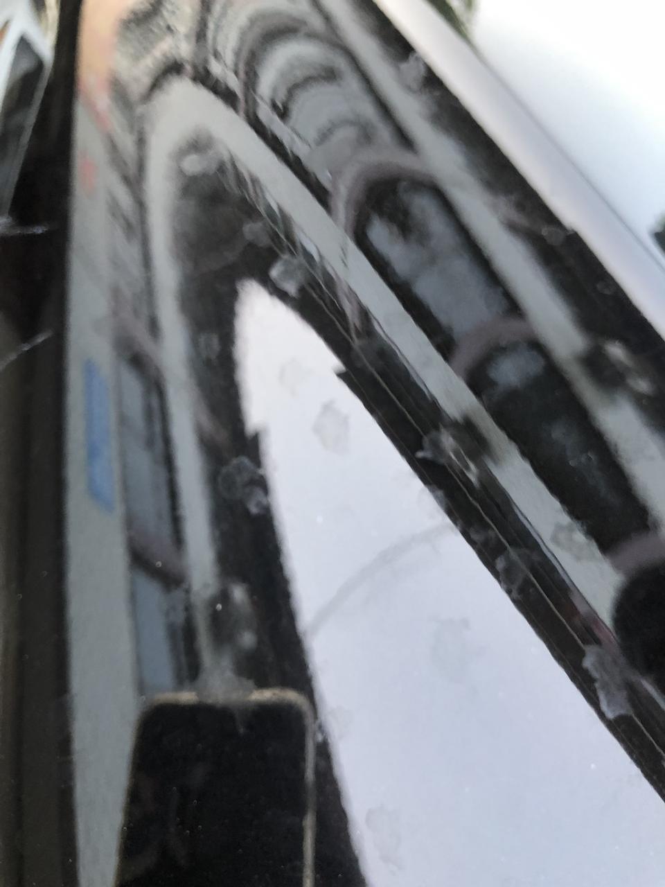 思域-谁知道这是些啥东西啊，车上满了，一块一块的，好久没洗车了，结果洗了以后发现这些印，怎么去除啊！！