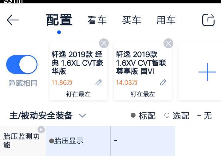 19轩逸尊享版尽然还没有轩逸经典豪华版配置高，咋想