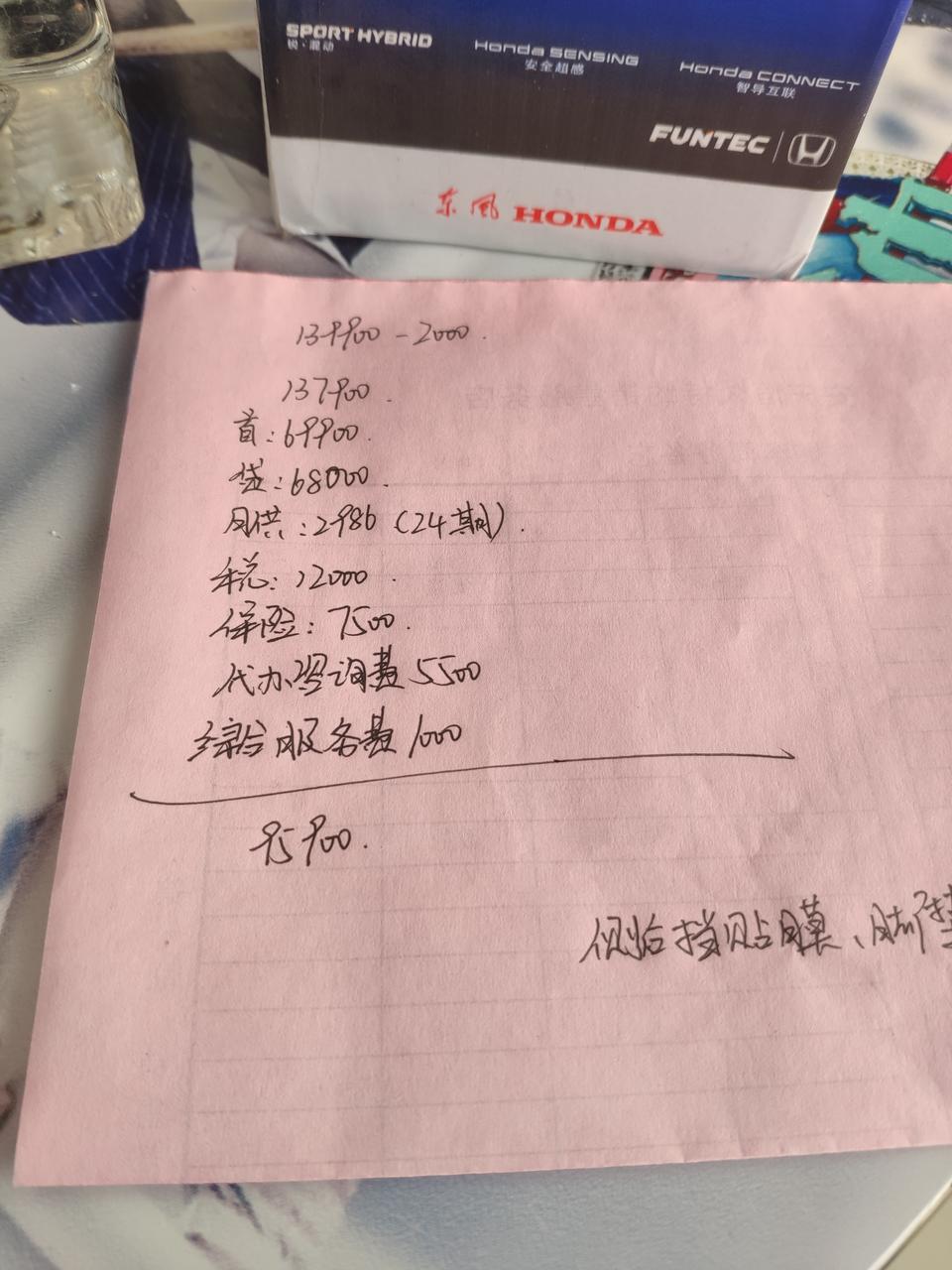 思域-各位大佬帮忙看看这个报价有多大水分（劲动版）
