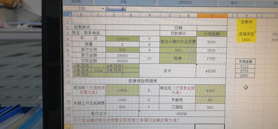 哈弗h6，2.0铂金冠军版，请大家帮忙看看是不是有点贵了？4s店给出的单子。谢谢