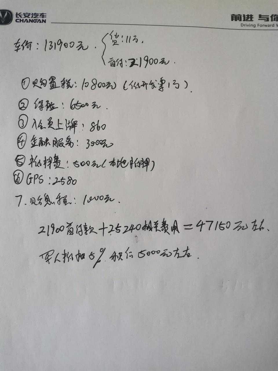 长安cs75 plus-1.5顶配。贷款十一万，总共下来，15.7万。退伍军人补贴131900*5%=6595元
税：6595*20%=1319
客户享受政策:6595-1319=5276
请问我还有哪些地方可以谈？
买贵了么？