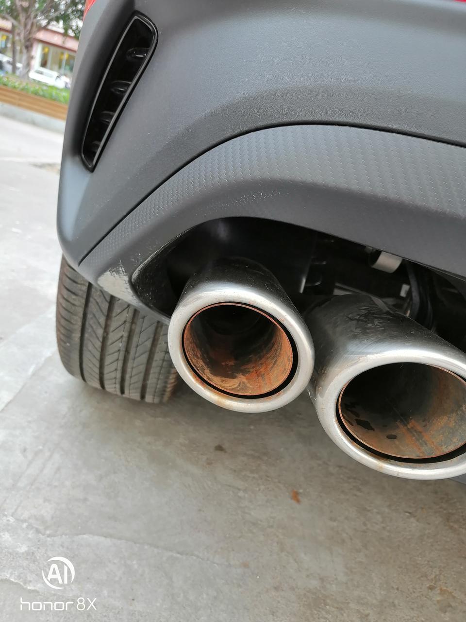 缤越-为什么买了1个月的车，排气管会生锈，我就正常开车，洗车，老铁们帮忙解释一下，是不是质量问题