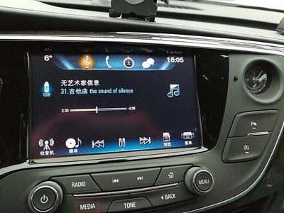 19款的昂科威，是不是音乐界面不是这样，下面没有浏览菜单