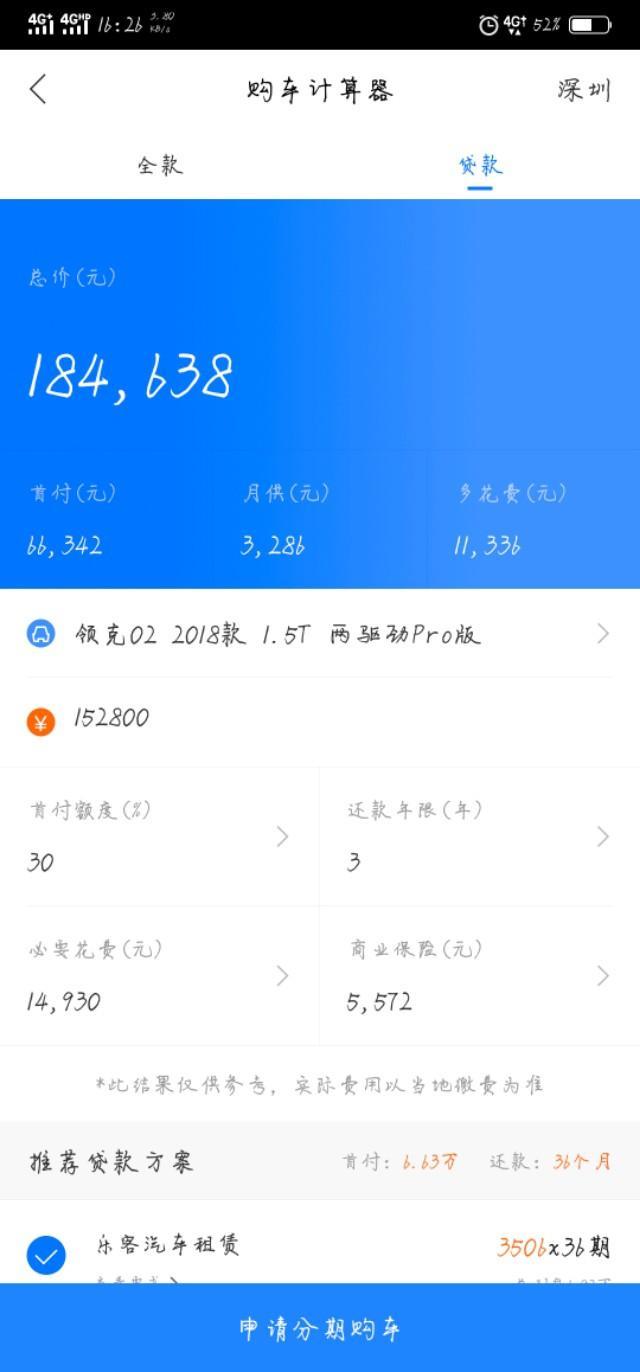 领克02-首付里包括购置税 上牌费保险这些嘛